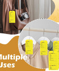 100 Pack Yellow Repair Tags With Wire Ties And Grommets, Numbered Tear Off Price Notice And Maintenance Labels For Production Equipment, Durable 2.6 x 5.25 Inch Notices on clothes and bags