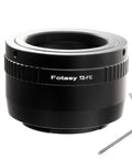 T Mount To Sony E Mount Lens Adapter For Telescope Lenses T2 To E Mount With Infinity Focus Guaranteed, black metal build, includes tool.