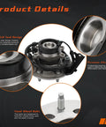 Front Driver Side Wheel Hub And Bearing Assembly Fits Chevy Colorado GMC Canyon Isuzu I290 I370 I280 6 Lug ABS 2WD Replacement Part