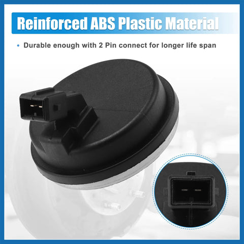 Close-up of Rear Hub Bearing ABS Speed Sensor for Hyundai Veloster Elantra GT and Kia Forte 2019 to 2023, black plastic material.