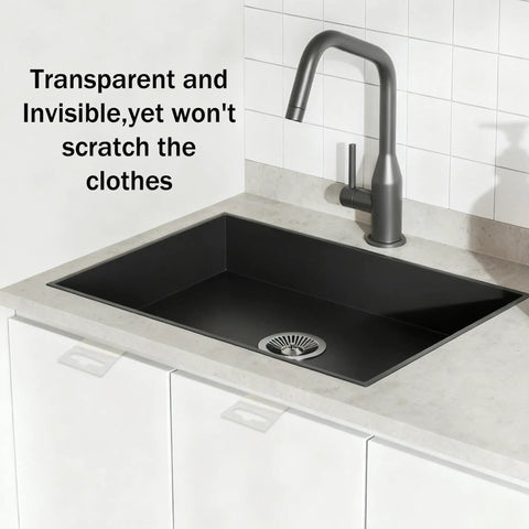 Transparent Edge Pull Handles For Cabinets And Drawers Self Adhesive No Drill Required Invisible Minimalist Hardware For Modern Kitchens