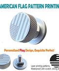 Pro Grade Aluminum Welding Helmet Pipeliner Fasteners One Pair with American Flag Design, Replacement Parts