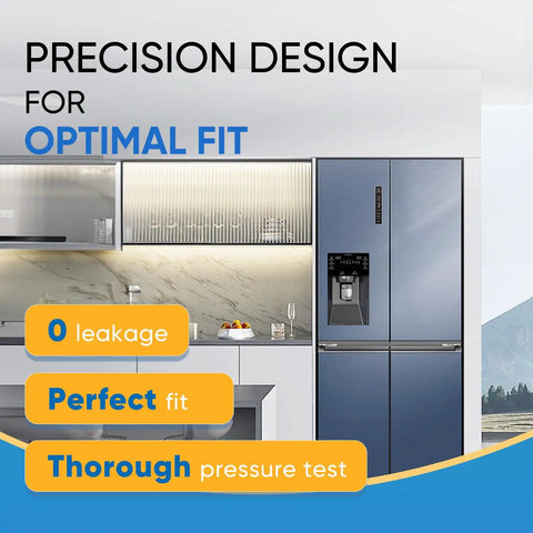 Modern kitchen with blue refrigerator for 3 Pack Replacement Water And Air Filter Set For LG LT700P ADQ36006101 02 And Kenmore Elite