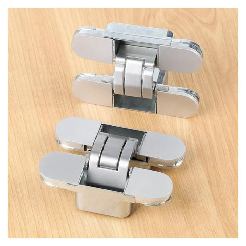 2.0 Adjustable Concealed Hinge for Internal Flush Doors with 40Kg and 60Kg Capacity, heavy duty hidden door hardware, easy install