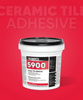 Heavy Duty Interior Ceramic Tile Adhesive 1 Gallon For Porous And Semi Porous Tiles Bonds To Concrete Masonry And Cement Backer Board