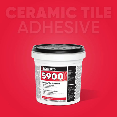 Heavy Duty Interior Ceramic Tile Adhesive 1 Gallon For Porous And Semi Porous Tiles Bonds To Concrete Masonry And Cement Backer Board
