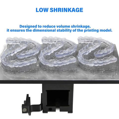 Top Tier Dental Guide Resin For DLP And LCD 3D Printers Using 405Nm UV Cure To Hit Dead On Precision On Carbide Drills And Taps While Maintaining Crack Resistant Clarity That Takes Heat Sanitization With Zero Nasty Smells In One Kilogram Jar