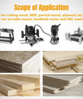 Heavy Duty T Slot Router Bits With Sharp Carbide Tips For Cutting T Track And Slatwall Grooves In Woodworks featuring tools and wood types.