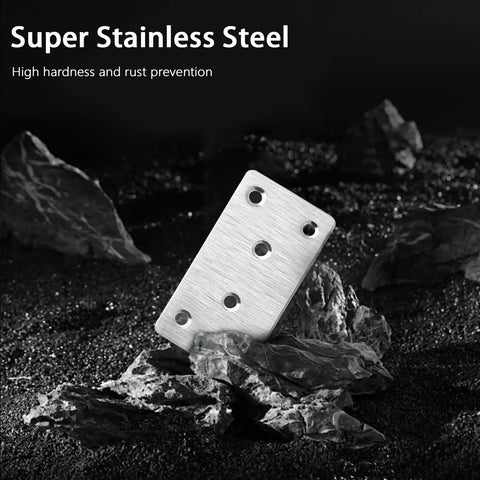 Top Notch Heavy Duty Stainless Steel Mending Plates Eight Piece Corner Brace Kit Built Like A Tank For Furniture Fixes And Wood Joinery Knockout Rust Resistant Hardware For Your Next Shop Project