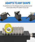 Sixty Seven Pin Flexible Work Clamping Fixture Universal Needle Array Jig For Cnc Milling And Laser Marking showing adaptable steel pins.