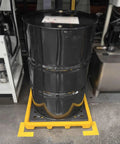 Yellow Nestable Oil Drum Spill Pallet With Leak Proof Tray for safe drum containment in industrial setting