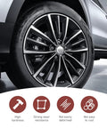 Car with black rim showing 6 Spline Lug Nut Socket Fits 13/16 Inch And 3/4 Inch Lug Nuts Non Slip Hex Locking Tool For Quick Tire Changes