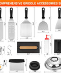 All In One Griddle Accessories Kit For Flat Top Grills 25 Piece Set BBQ Ready Cookout Gear Compatible With Blackstone And Camp Chef