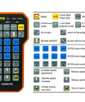 Wireless USB Hand Wheel For CNC Router Engraving MPG Remote Control Pro Grade Jog Wheel interface with control buttons.