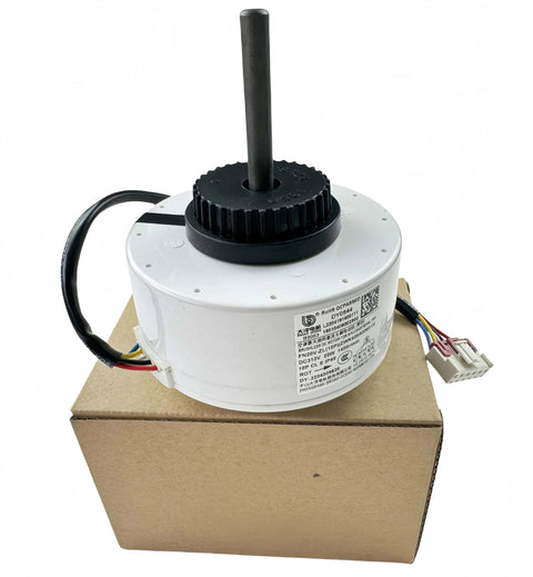 Beefed-Up 310V Brushless DC Fan Motor For Central Air Conditioners FN20V-ZL, 20W, CCW, 1400 RPM, OEM-style, on box