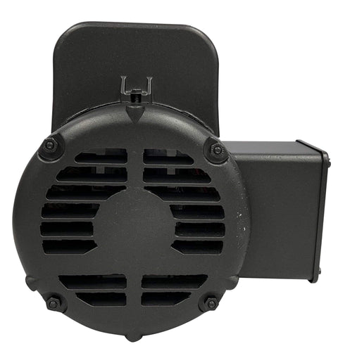 Front view of 5HP Single Phase Electric Motor For Air Compressors 208 230V 3450 RPM Seven Eighths Inch Shaft Enclosure Type 56 Hz Frame
