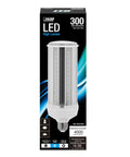 300W Equivalent Mini Corn Cob LED Light Bulb With E26 Base 5000K Daylight Crazy Bright High Output in packaging
