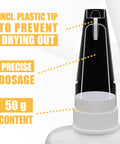 Ultra Fast Dry 3D Printer Glue For PLA, ABS, PETG, TPU, Nylon And ASA, Clear Capillary Action Adhesive, white bottle top