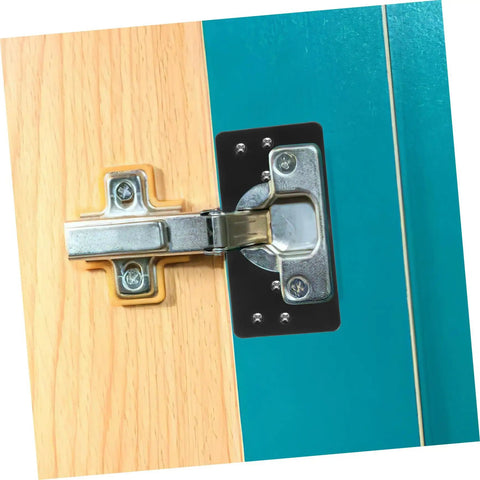 Stainless Steel Hinge Repair Kit Two Pack Durable Mending Plates For Cabinet Doors And Wardrobes Quick Installation Hinge Cup Plate