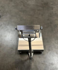 Hella Durable 20 By 20 Inch Industrial Floor Scale Platform With Digital Display and waterproof design from the front view.