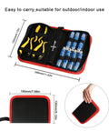 12 Piece RC Car Tools Kit with hex screwdrivers, pliers in red case with dimensions, for Traxxas Arrma RC cars and models