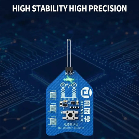 Go-To Inductor Coil Tester For PC And Phone Motherboards, CT 1 Electromagnetic Induction Fault Locator on circuit board background