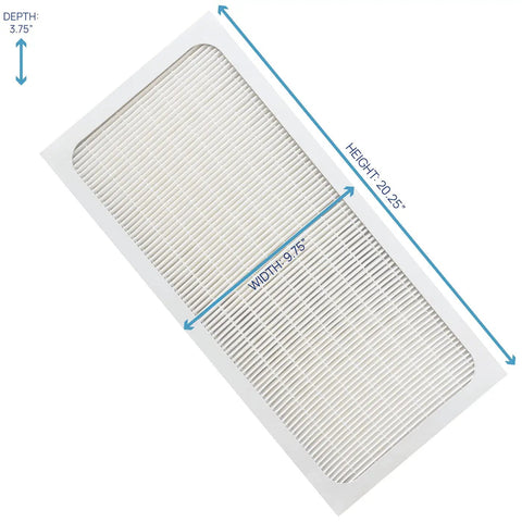 Replacement HEPA Particle Filter For Blueair 480i And 400 Series Classic Air Purifiers, dimensions 20.25 x 9.75 x 3.75 inches
