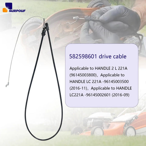 Drive Cable Replacement For Husqvarna L221A L221AK Lawn Mower That Keeps Drive Engagement Smooth And Reliable close-up