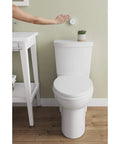 Touchless Toilet Tank Only With 1.28 GPF Single Flush, Hands-Free Sensor For A Cleaner Bathroom, easy install in a modern bathroom