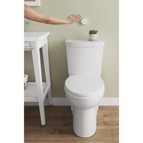 Touchless Toilet Tank Only With 1.28 GPF Single Flush, Hands-Free Sensor For A Cleaner Bathroom, easy install in a modern bathroom