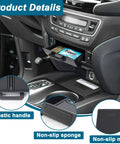 Removable Center Console Tray Organizer For Honda Pilot 2016 Through 2022, Ridgeline 2017 Through 2026, with concealed storage.
