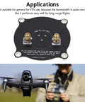 Pro Grade 5.8GHz FPV Triple Feed Patch Antenna 9.4dBi High Gain Circularly Polarized For FPV Racing Drones application diagram