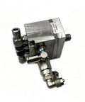 P7281712 Air Solenoid Valve Original Used Condition Drop In Ready For Printing Equipment Spare Parts Ideal For Quick Install On Printing Machines Replacement Part With Trusted Quality, steel body angled view