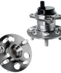 Rear 2-Piece Wheel Bearing Hubs Assembly For Toyota Prius C 2012-2019, Yaris 2006-2014, Scion IQ 2013, 4-Lug With ABS Bearings Replacement Kit