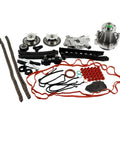 Timing Chain Kit With Oil And Water Pump Plus Phasers For 5.4L Vvt Engine Lincoln Mark Navigator Triton That Slays Durability And Keeps Your Ride Cruising Smooth Like A Boss Without Breakdowns Or Drama, metal engine parts
