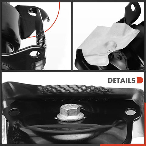 Front Left And Right Engine Mount Kit For Chevrolet Silverado 1500 Tahoe Suburban GMC Sierra 1500 Yukon XL Cadillac Escalade 2014-2020 Bolt Right Up Easy Install Replacement 84175583, close-up details