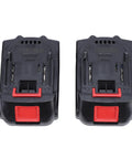 Rig Ready Dual Battery Cordless Drill Driver Kit With 25 Plus 1 Clutch Settings And 25 Newton Meter Torque For Heavy Duty Home Repairs and Weekend Warrior DIY Builds With US Plug - two rechargeable 1300mAh batteries.
