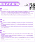 State standards for multiplication including common core, TEKS, B.E.S.T. benchmarks, and a QR code for Fidget Game 179 Multiplication Flash Cards.