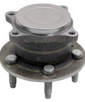 Heavy Duty Rear Wheel Bearing Hub Assembly With Abs Sensor Fits Chevy Bolt Ev And Volt, top view showing steel housing and ABS sensor.