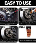 Steps for applying Anti Seize Copper Lubricant For Brake Calipers And Threads High Temp Formula To Prevent Seizing And Noise