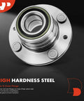 Two Pack Rear Wheel Bearing And Hub Assembly For 4 Lug Vehicles Compatible With Ford Escort Mercury Tracer Mazda Protege MX3 And 323 Models From 1989 To 2003 top view