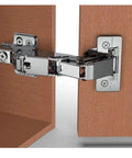Wide Opening 175 Degree Hydraulic Corner Cabinet Hinges 2 Pack For Lazy Susan Corner Cabinets Soft Close Concealed Frameless Mount