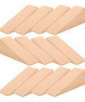 Wood Door Wedge Triangle Stopper Set - 20 Pack Non Slip Door Stops For Office And Bathroom, Keeps Doors From Slipping