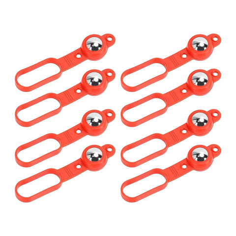 Aolidsive Magnetic Stud Finder, 27lbs Force Metal Detector Tool red magnetic indicators arranged in rows on a white background.