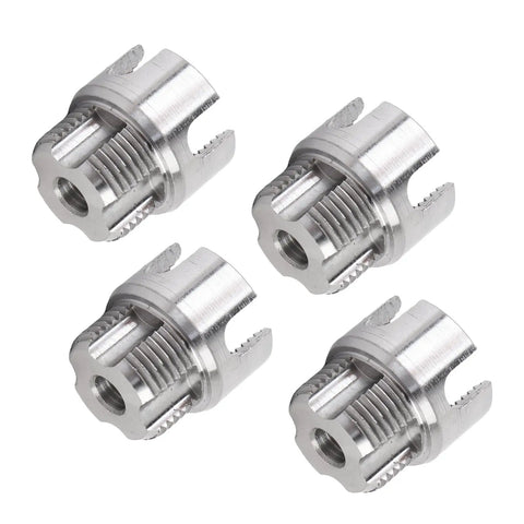 WALFRONT 4 Piece Pipe Threading Kit With Hex Shank High Hardness Alloy Steel Cutter And Threader For PVC PPR Pipes close-up view