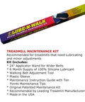 Patented Treadmill Lubrication System With 24 Inch Applicator Wand, Easy To Use, Made In USA, Endorsed By Major OEMs box front view