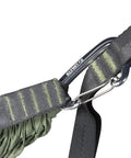 Close-up of carabiner and strap for Camping Hammock With 400 Lb Capacity And Heavy Duty Straps And Carabiners Navigator Series Pink