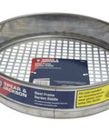 Heavy Duty Garden Riddle Sieve For Dirt Sifting And Stone Removal With A 13 Inch Chrome Steel Frame And 10mm Square Holes