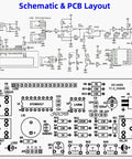 Schematic and PCB layout for Morse Code Trainer Kit With Pre Soldered PCB And Enclosure Ready To Build For Beginners And Tech Nerds.