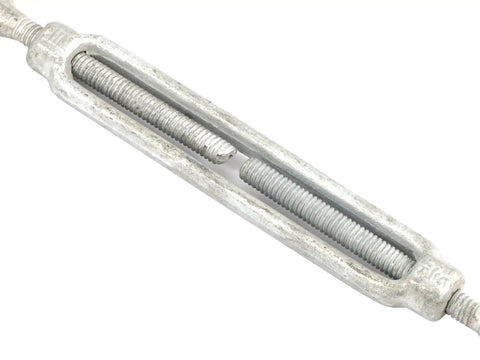Expertly Crafted Forged Steel Turnbuckle With Hook And Eye Rigging Hardware 5 16 By 4 12 Inch Multi Purpose Lifting Strap Adjuster Built Tough As Nails For Your Next Weekend Gig